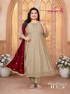 Plus Blossom By Aanchi Vichitra Silk Kurti With Bottom Dupatta Orders In India